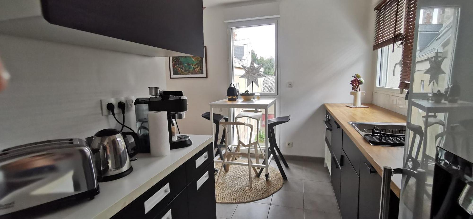 Appart T2 L'Ile De Nantes Avec Parking Prive ภายนอก รูปภาพ